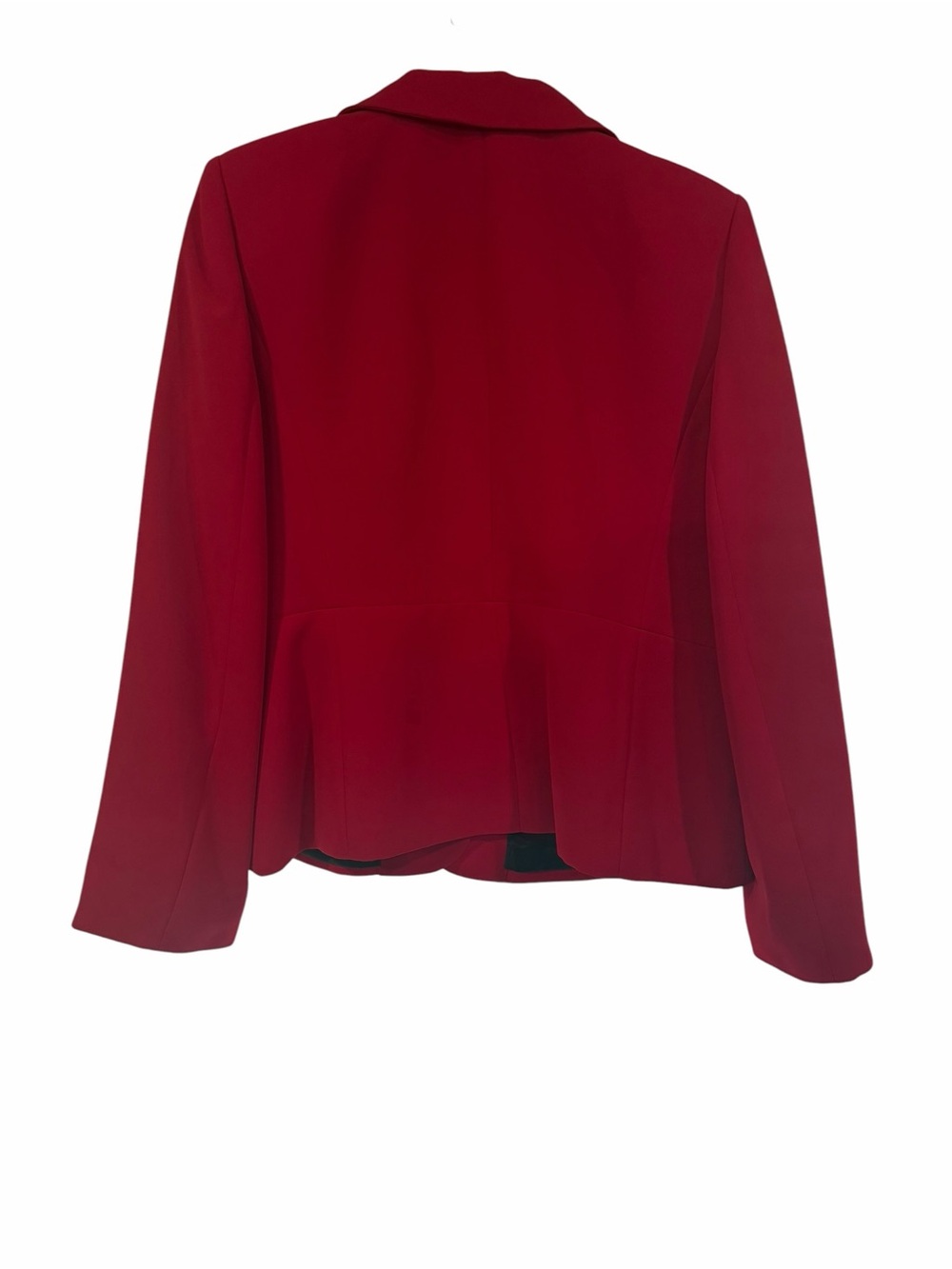 Jones Studio Ruffle-Trim Red Blazer - Picture 4 of 10